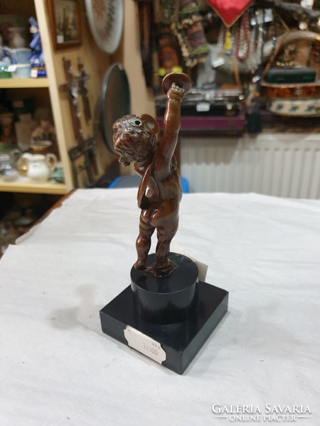 Régi bronz figura 