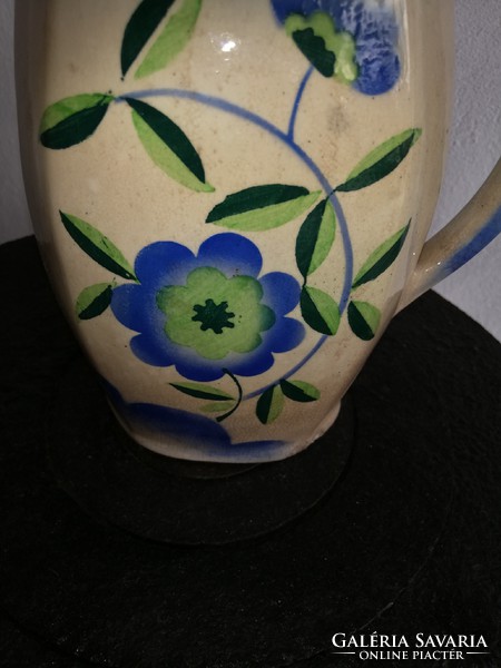 Beautiful antique raven jug, collectible rare pieces, nostalgia