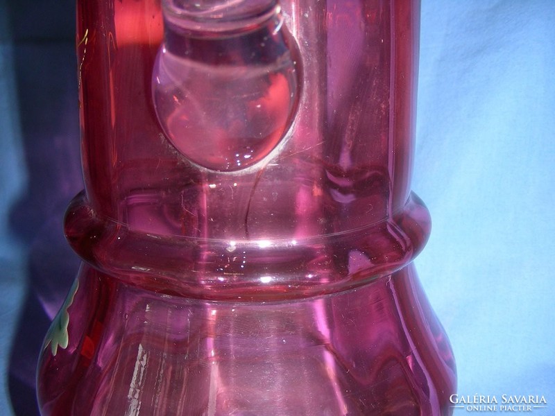 Torn glass jug