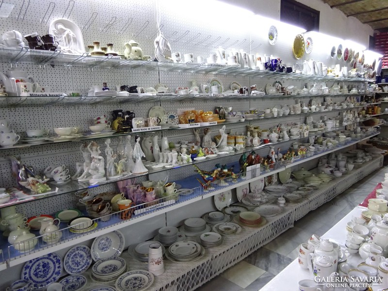 GEBRÜDER BENEDIKT ritka antik csehszlovák porcelán ovális  húsos tál. Vanneki!