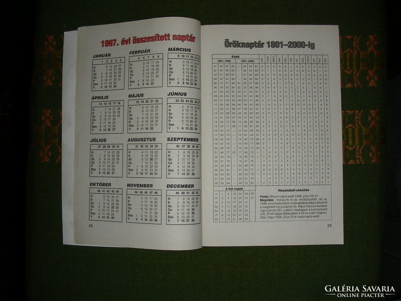 Kincses Kalendárium 1996