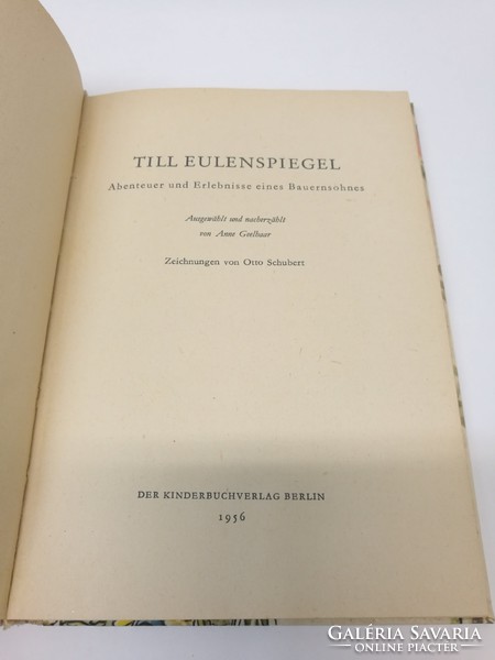 Till Eulenspiegel német mesekönyv