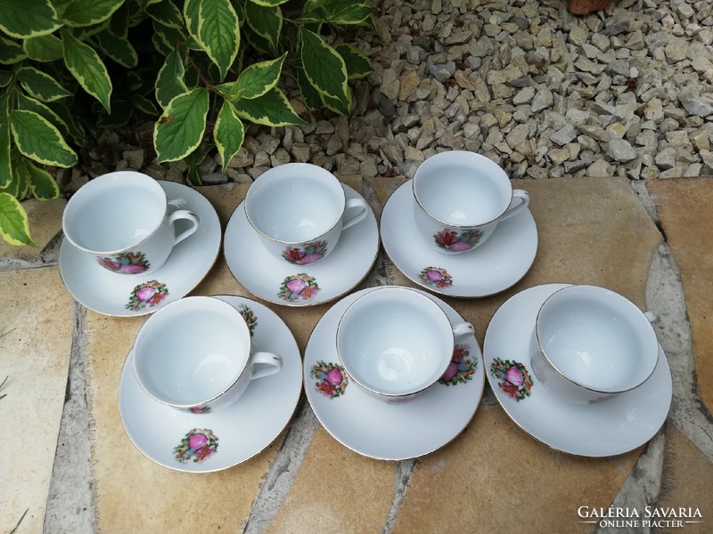 6 scene coffee cups, coffee cups for sale.