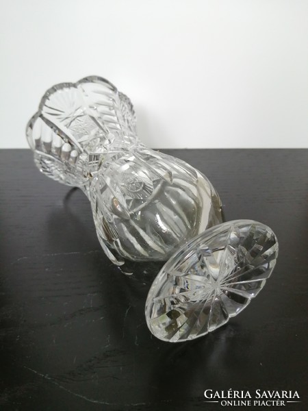 Old crystal vase