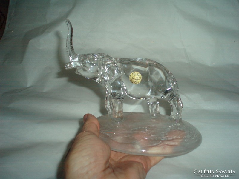 French crystal elephant