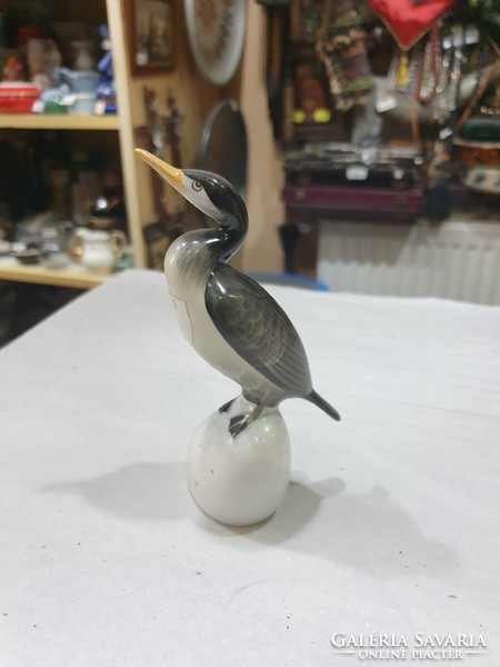 Hollóházi porcelán madár 
