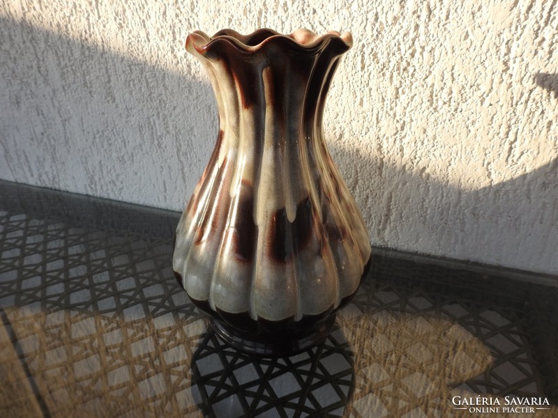Continuous Glaze Large Gmundner Art Austrian Ceramic Vase