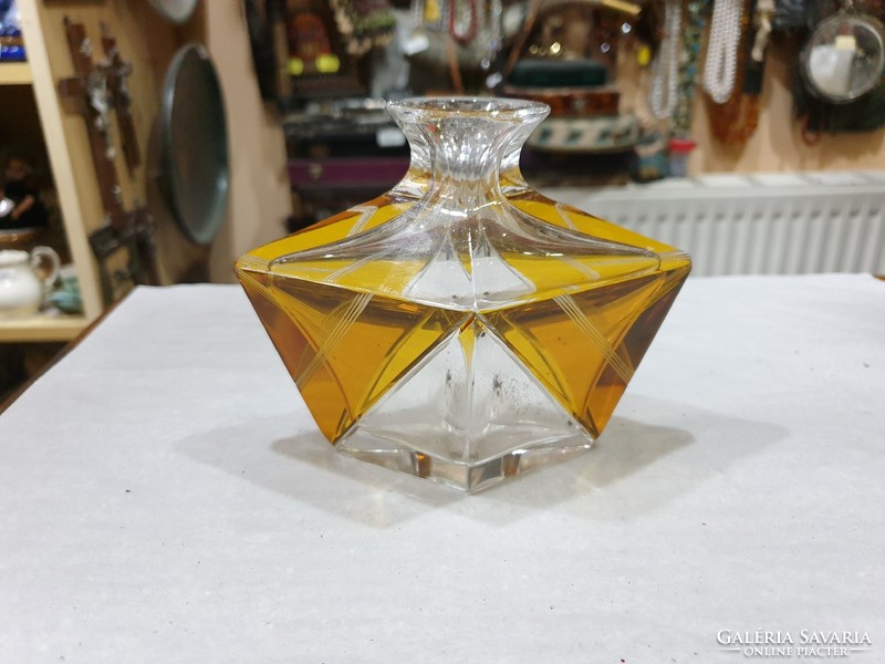 Régi kristály parfümös üveg 