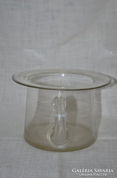 Szakított üveg tároló / kaspó  ( DBZ 00113 )