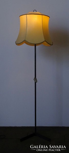 1A828 Retró fém testű lámpa állólámpa 157 cm - működőképes