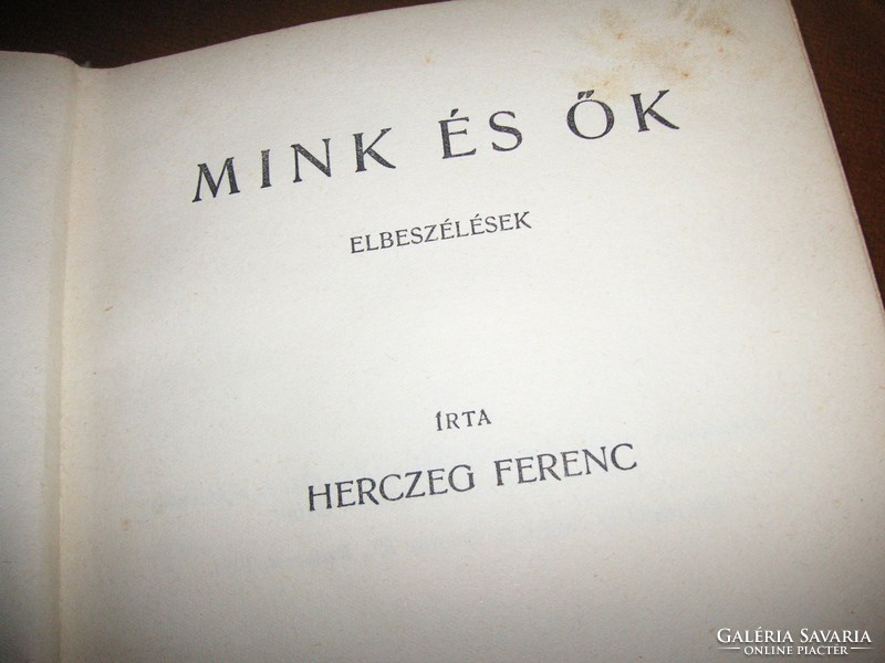 Herczeg   Ferenc  : Sorozat