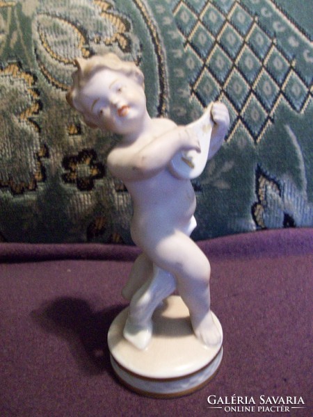 Beautiful old German porcelain putto