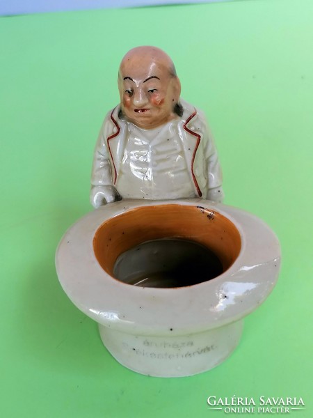 Béla Maszovitzky's store Székesfehérvár fundraising porcelain figurine! 1.