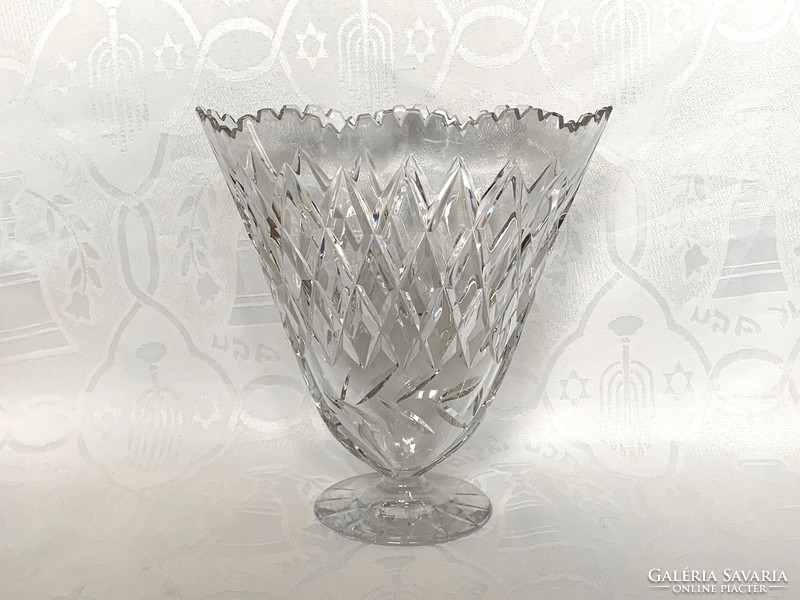 Vintage pazar kristály váza