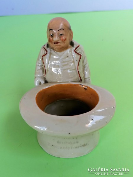 Béla Maszovitzky's store Székesfehérvár fundraising porcelain figurine! 1.