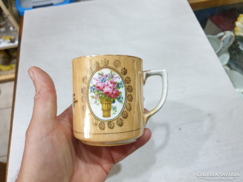Old porcelain mug