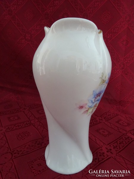 Apulum Romanian porcelain vase, beautiful shape, height 18 cm. He has!