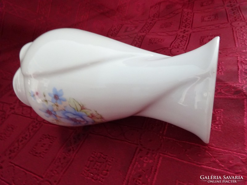 Apulum Romanian porcelain vase, beautiful shape, height 18 cm. He has!
