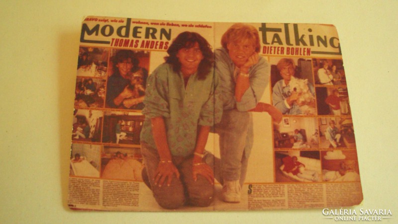 MODERN TALKING---a 80-as évek, egyik legnépszerűbb német popegyüttese.(4 db.kép)