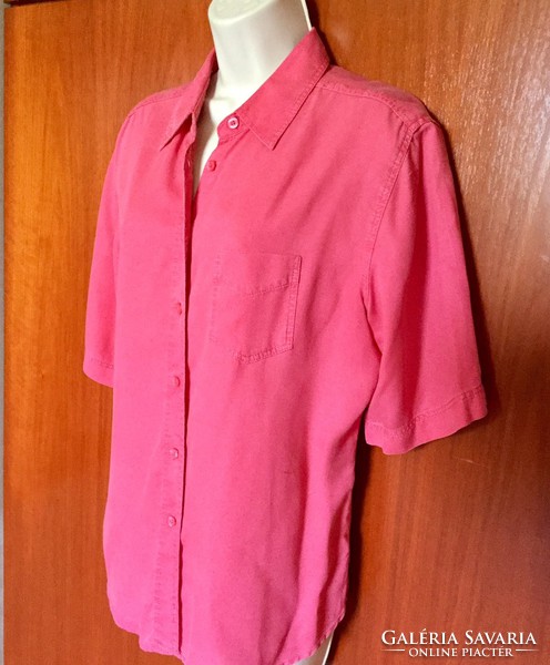 Marks&spencer uk - size 14 fine silky pink blouse, in new condition, cheap for sale!