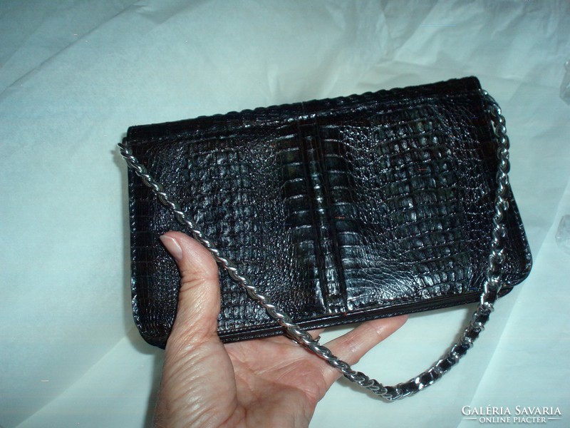 Vintage genuine crocodile leather small purse