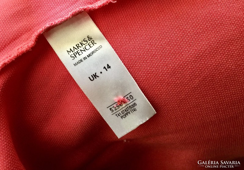 Marks&spencer uk - size 14 fine silky pink blouse, in new condition, cheap for sale!
