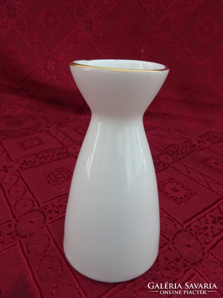 Hollóház porcelain vase, rose pattern, height 10 cm. He has!
