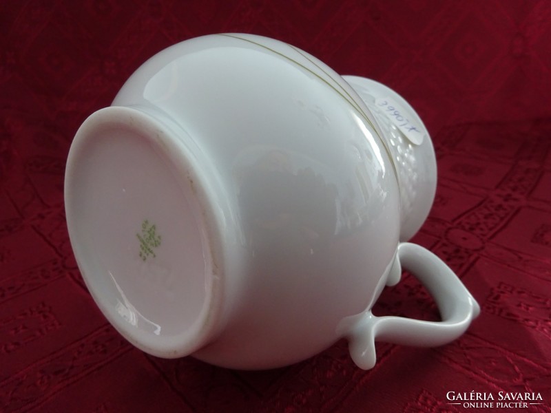 Holóháza porcelain belly mug with pink flower. First class. He has!