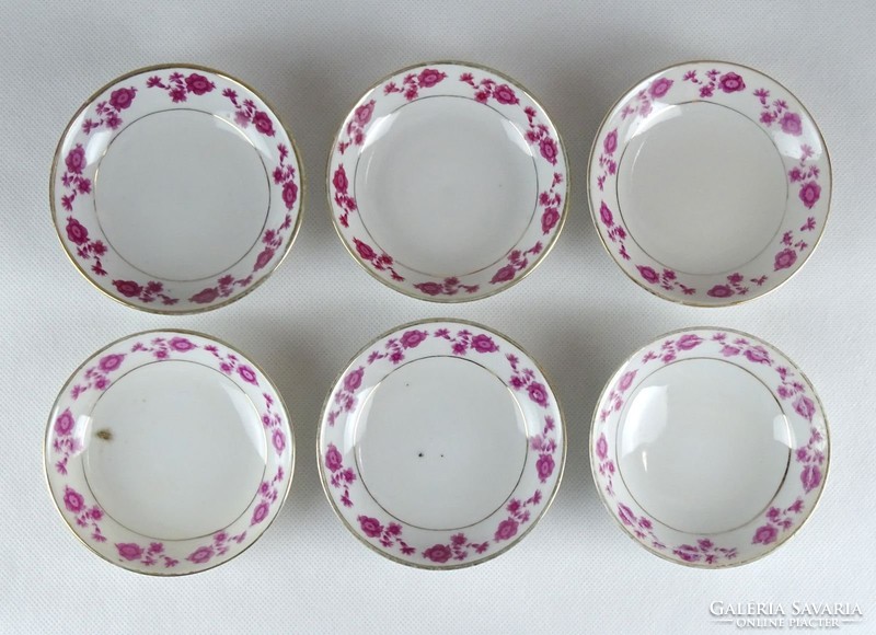 1B009 Régi kínai porcelán tál készlet 6 darab