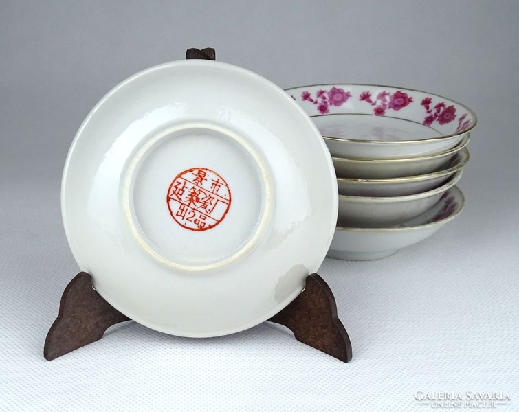 1B009 Régi kínai porcelán tál készlet 6 darab