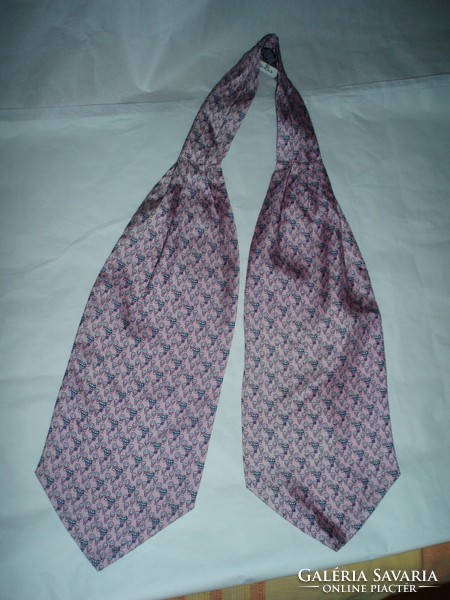 Vintage férfi valódi selyem sál,vagy nyakkendő