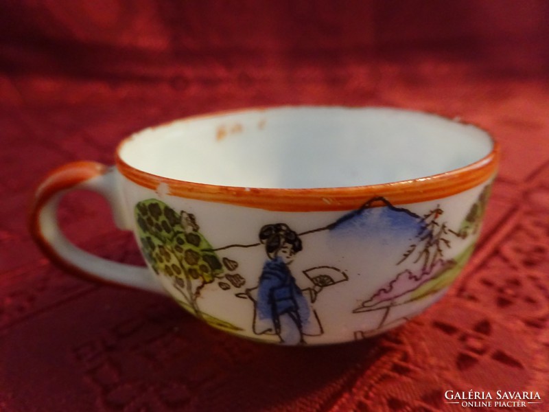 Japanese porcelain coffee cup, transparent, diameter 6 cm. He has!