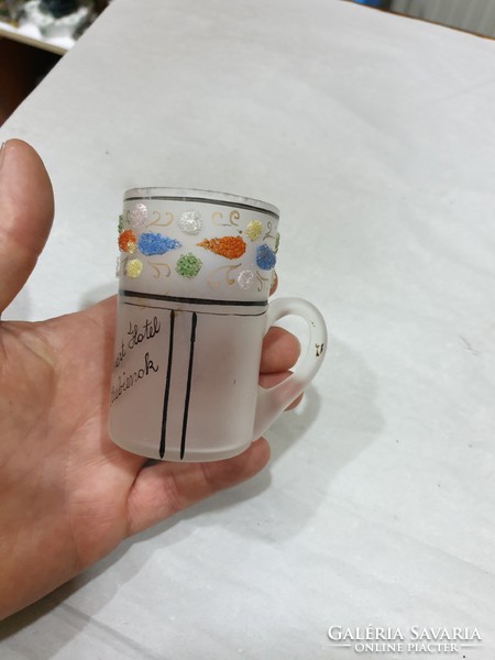 Régi üveg pohár 