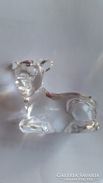 Lead crystal small sculpture, 3 ornaments for sale!