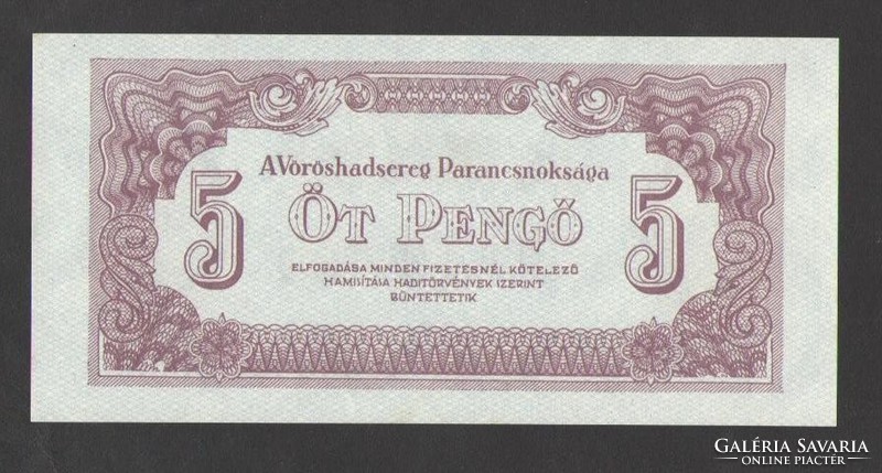 5 Pengő 1944. In the word 