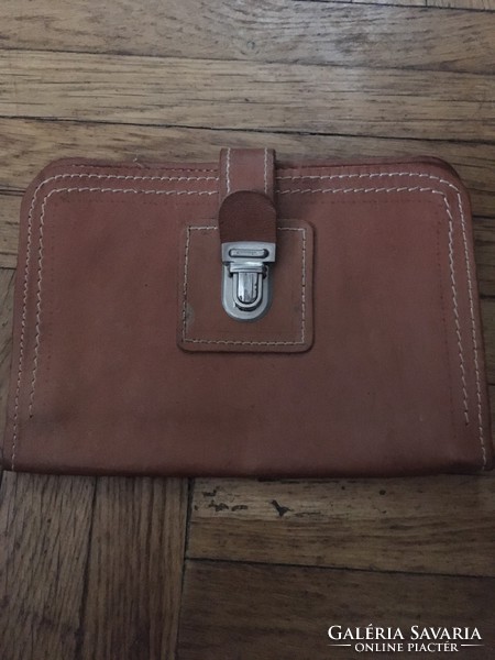 1980s brown leather car bag