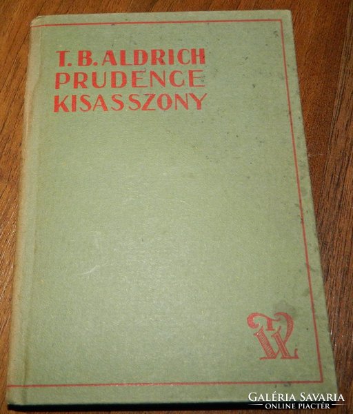 Tolna novel library t. B. Aldrich: Miss Prudence