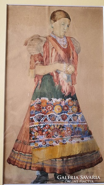 Lajos Deák-ébner (1850 - 1934) - in a milf's apron