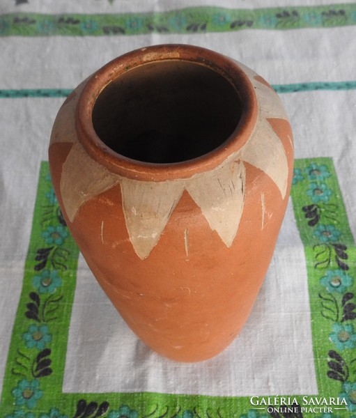 Old stoob lm Austrian earthenware vase - vase
