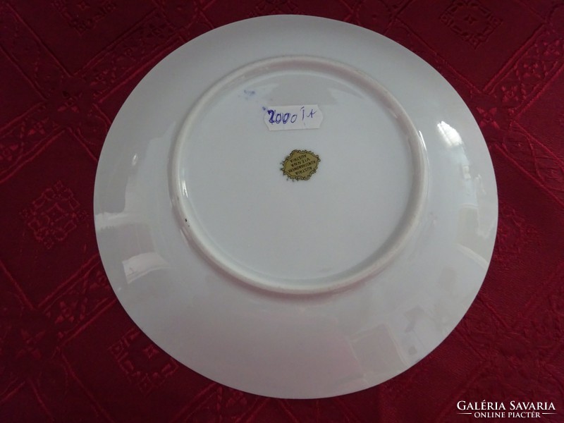 German porcelain cake plate with alpine coat of arms. Wcv-ball 1966. Vanneki!