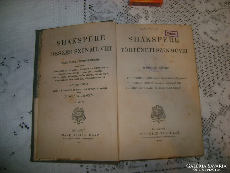 Shakespeare's Historical Plays - 1902 - Franklin Company