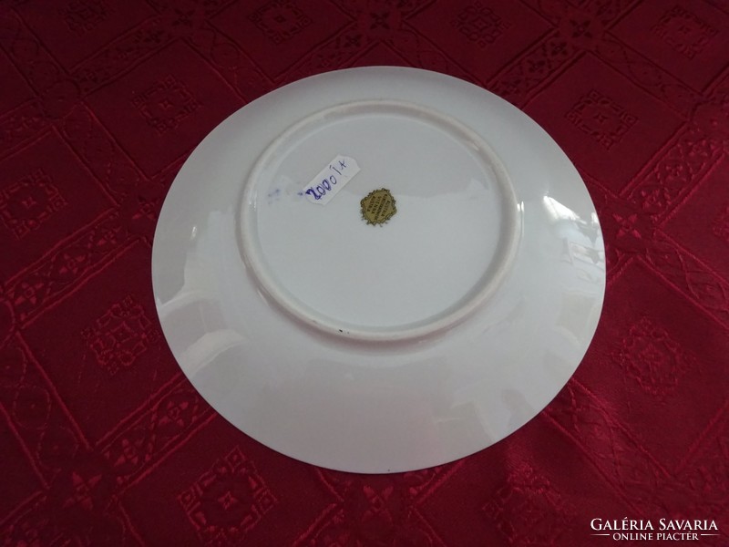 Német porcelán süteményes tányér, Alpenland címerével. WCV-BALL 1966. Vanneki!