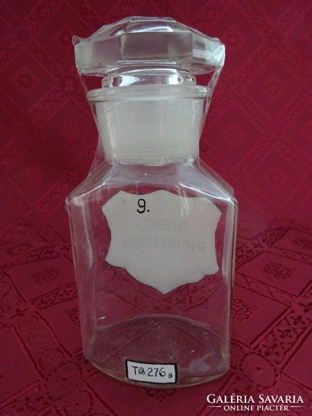 Medicine bottle - with the inscription phenolphthaleinum. - Laxative. He has!