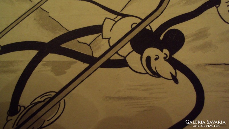 Régi-MICKEY MOUSE / Disney postcards / Bisztriczky József --- 1930-ban készült, grafikai sorozatából