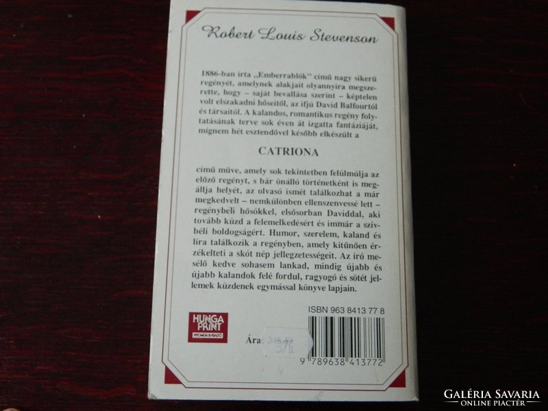 Robert Louis Stevenson	Catriona