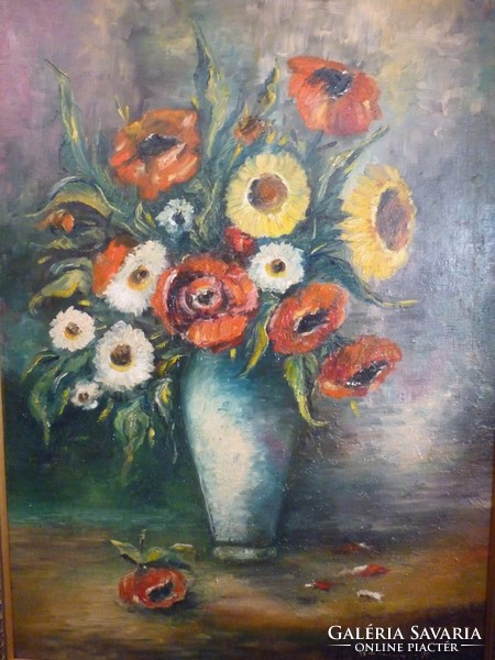 Virágcsokor vázában 