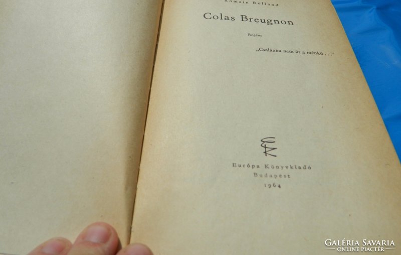 Colas breugnon - romain rolland / book of millions
