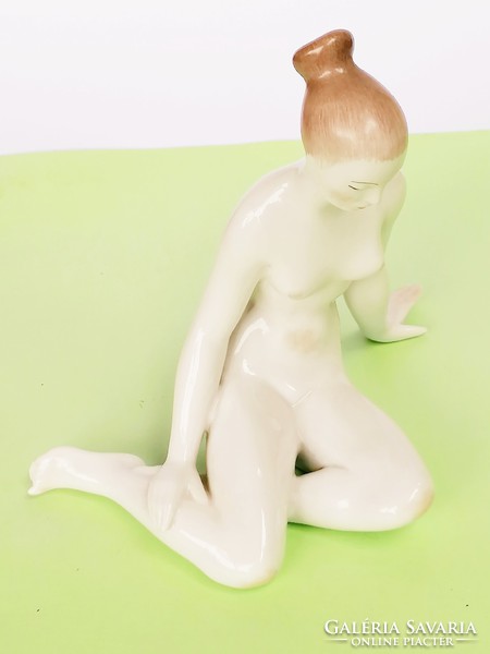 Rare Aquincum filth jeno leaning nude 1960s