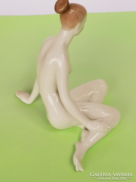 Rare Aquincum filth jeno leaning nude 1960s