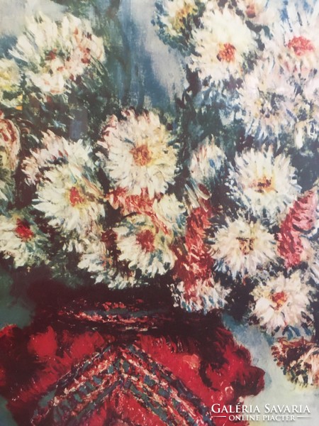 Monet Chrysanthemums, 1878 reprodukció 73x61cm